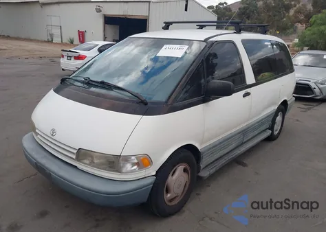 1992 Toyota Previa Le from USA, damaged, VIN JT3AC12R4N1009495